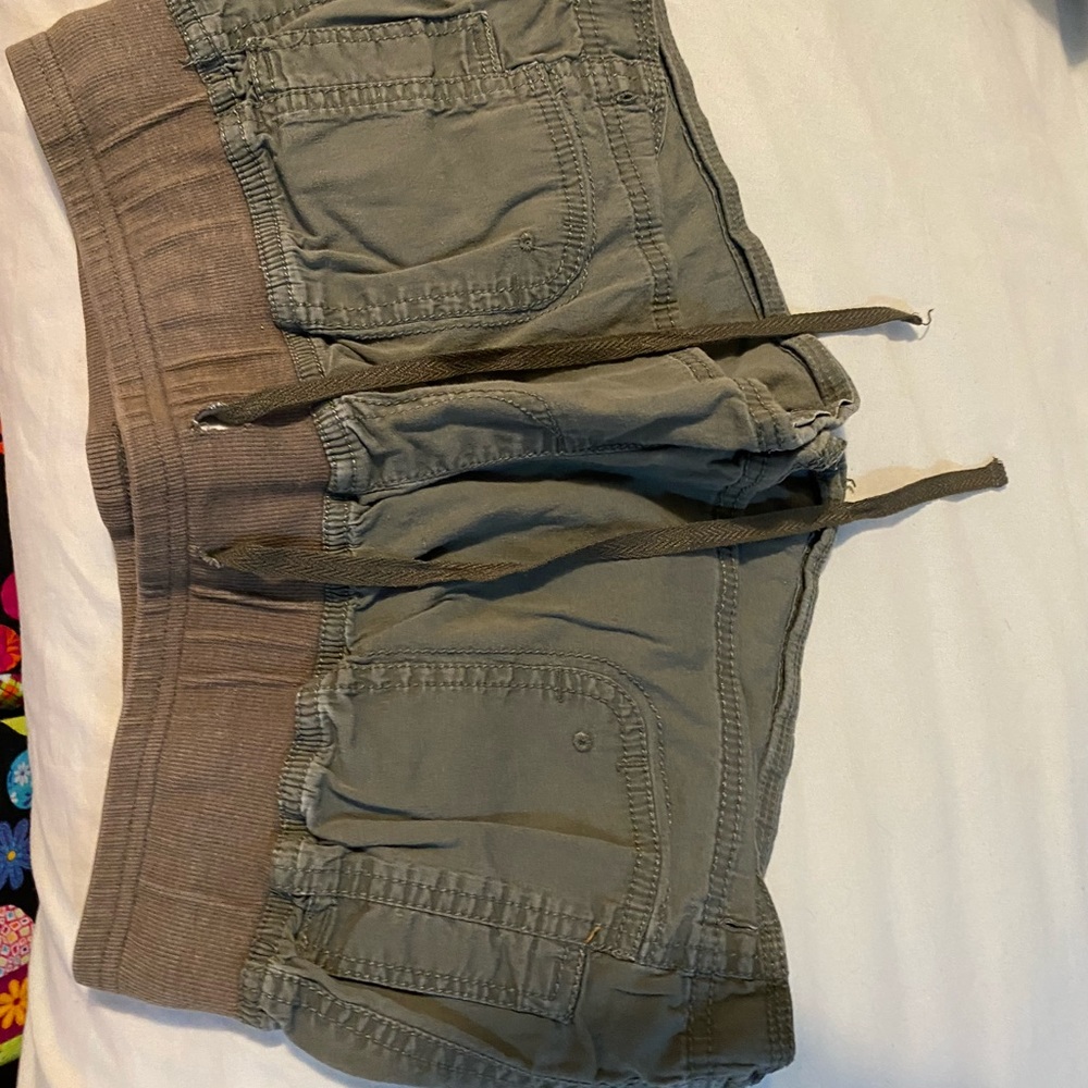 Brown/Army green Ashley shorts